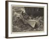 A Man Overboard, Lowering the Ship's Lifeboat-Edward John Gregory-Framed Giclee Print