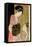 A Man Painting a Woman-Kitagawa Utamaro-Framed Stretched Canvas