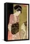 A Man Painting a Woman-Kitagawa Utamaro-Framed Stretched Canvas