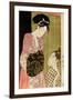 A Man Painting a Woman-Kitagawa Utamaro-Framed Giclee Print