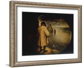 A Man Pissing on the Moon-Pieter Breugel the Elder-Framed Giclee Print