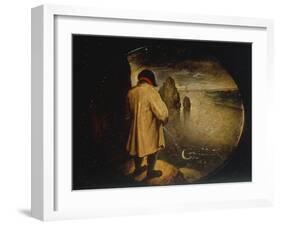 A Man Pissing on the Moon-Pieter Breugel the Elder-Framed Giclee Print