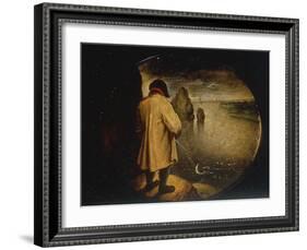 A Man Pissing on the Moon-Pieter Breugel the Elder-Framed Giclee Print