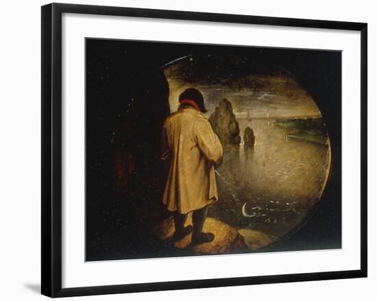 A Man Pissing on the Moon-Pieter Breugel the Elder-Framed Giclee Print