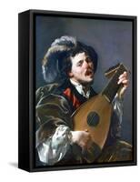 A Man Playing a Lute, 1624-Hendrick Ter Brugghen-Framed Stretched Canvas