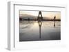 A Man Playing a Saxophone in Front of the Eiffel Tower, Paris, France, Europe-Julian Elliott-Framed Photographic Print