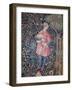 A Man Playing the Bagpipes-null-Framed Giclee Print