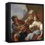 A Man Playing the Lute-Pietro Bardellino-Framed Stretched Canvas