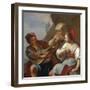 A Man Playing the Lute-Pietro Bardellino-Framed Giclee Print