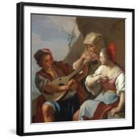 A Man Playing the Lute-Pietro Bardellino-Framed Giclee Print