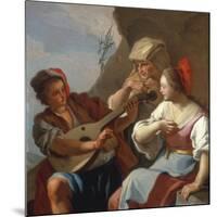 A Man Playing the Lute-Pietro Bardellino-Mounted Giclee Print