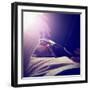A Man Reading a Book-graphicphoto-Framed Photographic Print