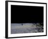 A Man Rows His Scull on Carnegie Lake-null-Framed Photographic Print