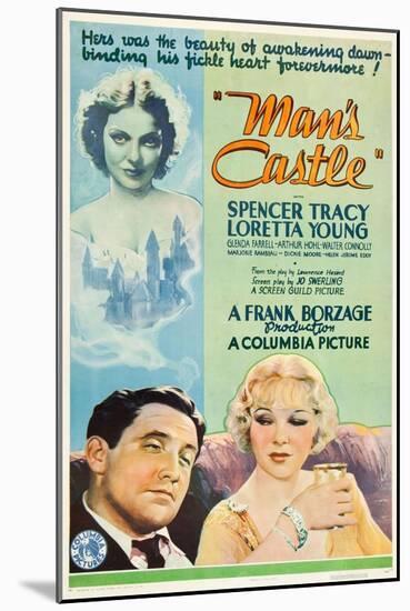 A Man's Castle, 1933, Directed by Frank Borzage-null-Mounted Giclee Print