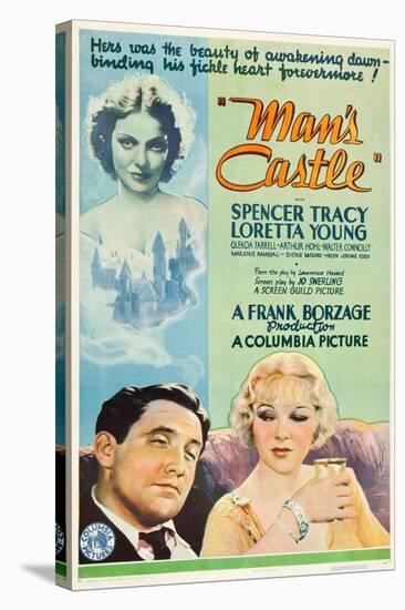 A Man's Castle, 1933, Directed by Frank Borzage-null-Stretched Canvas