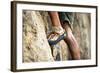 A Man's Climbing Shoe in Low Depth of Field at Granite Point in Eastern Washington-Ben Herndon-Framed Photographic Print