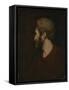 A Man's Head-Sir Joshua Reynolds-Framed Stretched Canvas