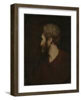 A Man's Head-Sir Joshua Reynolds-Framed Giclee Print