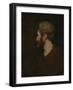 A Man's Head-Sir Joshua Reynolds-Framed Giclee Print