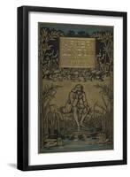 A Man Sitting by a Pond-null-Framed Giclee Print