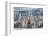 A Man Stands on the Edge of the Fish River Canyon, Namibia, Africa-Alex Treadway-Framed Photographic Print