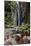 A Man Stands under Cachoeira Fumacinha Waterfall in Chapada Diamantina National Park-Alex Saberi-Mounted Photographic Print