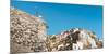 A man taking a selfie at Manarola, Cinque Terre, UNESCO World Heritage Site, Liguria, Italian Rivie-Alexandre Rotenberg-Mounted Photographic Print