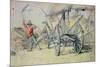 A Man Threshing with a Farm Cart in the Foreground-Peter Paul Rubens-Mounted Giclee Print