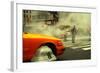 A Man Trying to Cross the Street in Midtown Manhattan, New York-Sabine Jacobs-Framed Photographic Print