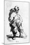 A Man Urinating, 1631 (Eching)-Rembrandt van Rijn-Mounted Giclee Print