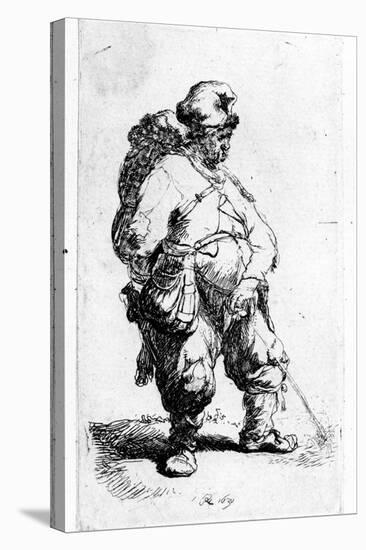 A Man Urinating, 1631 (Eching)-Rembrandt van Rijn-Stretched Canvas