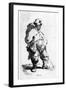 A Man Urinating, 1631 (Eching)-Rembrandt van Rijn-Framed Giclee Print