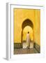 A Man Walks through a Doorway the Mausoleum Moulay Ismail in Meknes, Morocco., 2014 (Photo)-Ira Block-Framed Giclee Print