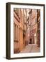 A Man Walks Through La Petite France-Julian Elliott-Framed Photographic Print