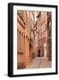 A Man Walks Through La Petite France-Julian Elliott-Framed Photographic Print