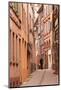 A Man Walks Through La Petite France-Julian Elliott-Mounted Photographic Print