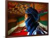 A Man, Wearing his Traditional Tuareg Turban, Stands in His Tent in Koygma-null-Framed Photographic Print