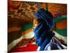 A Man, Wearing his Traditional Tuareg Turban, Stands in His Tent in Koygma-null-Mounted Photographic Print