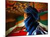 A Man, Wearing his Traditional Tuareg Turban, Stands in His Tent in Koygma-null-Mounted Photographic Print