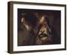 A Man with a Lamp and a Whip (The Prophet Sophonia)-Giuseppe Antonio Petrini-Framed Giclee Print