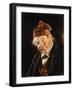 A Man with a Pipe-Carl Kronberger-Framed Giclee Print