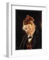 A Man with a Pipe-Carl Kronberger-Framed Giclee Print