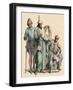 A Man with a Walking Stick, a Rich Jew and a Knight, 12Th Century - Man with Walking Stick, a Rich-null-Framed Giclee Print