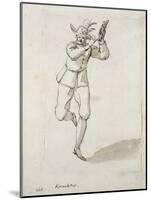 A Man with Knackers and Bells-Inigo Jones-Mounted Giclee Print