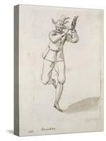 A Man with Knackers and Bells-Inigo Jones-Stretched Canvas