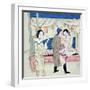 A Man with Two Women-null-Framed Giclee Print