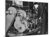 A Man Working on a Lathe in an RAF Aircraft Workshop During World War Ii-Robert Hunt-Mounted Photographic Print