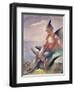 A Man-Eugene Zak-Framed Giclee Print