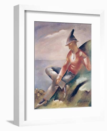 A Man-Eugene Zak-Framed Giclee Print