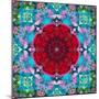 A Mandala from Flower Photographs and Water-Alaya Gadeh-Mounted Photographic Print